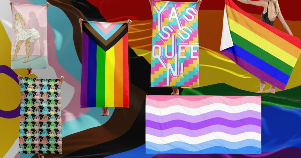 Best Gay Beach Towels Fabulously Flamboyant Finds for Fun in the Sun