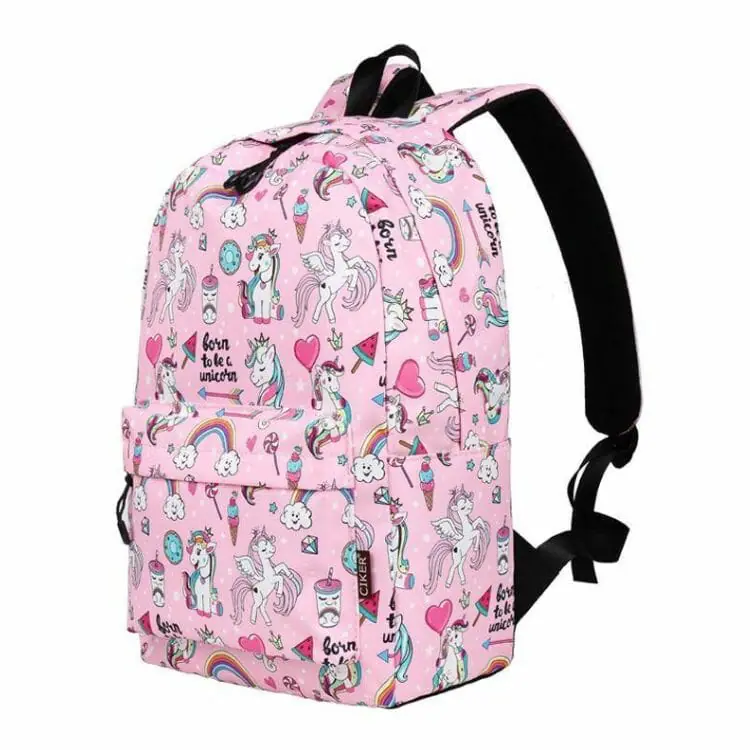 Born To Be A Unicorn Backpack Set (3 Piece)