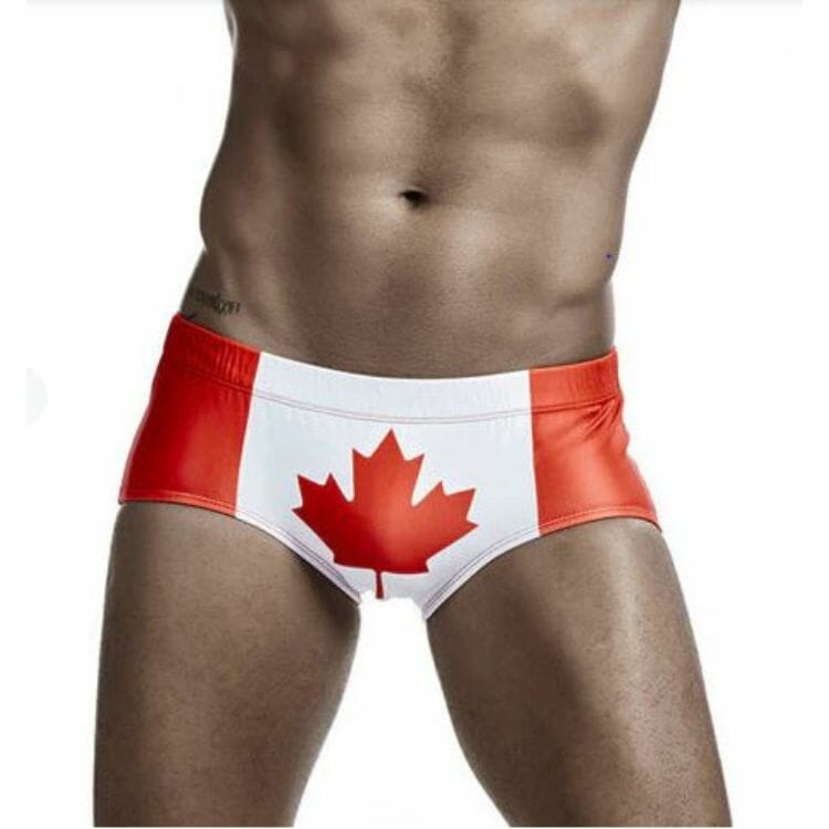 Canada Flag Swim Trunks