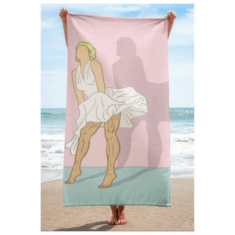 Daddy Monroe Towel - best gay beach towels
