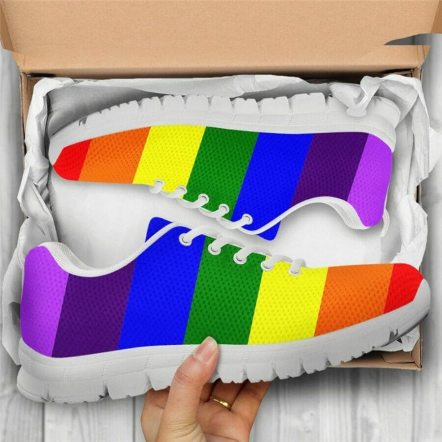 Gay Pride Men's Sneakers - best gay shoes