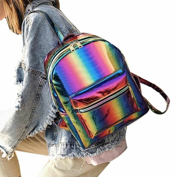 Iconic Rainbow Shimmer Backpack