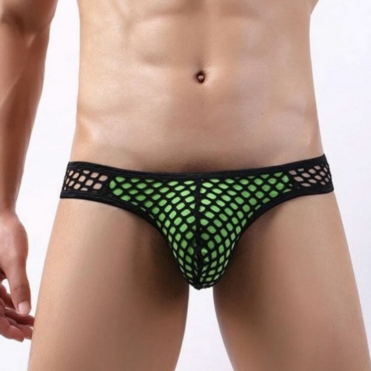 Mens Fishnet Underwear Briefs - best male lingerie