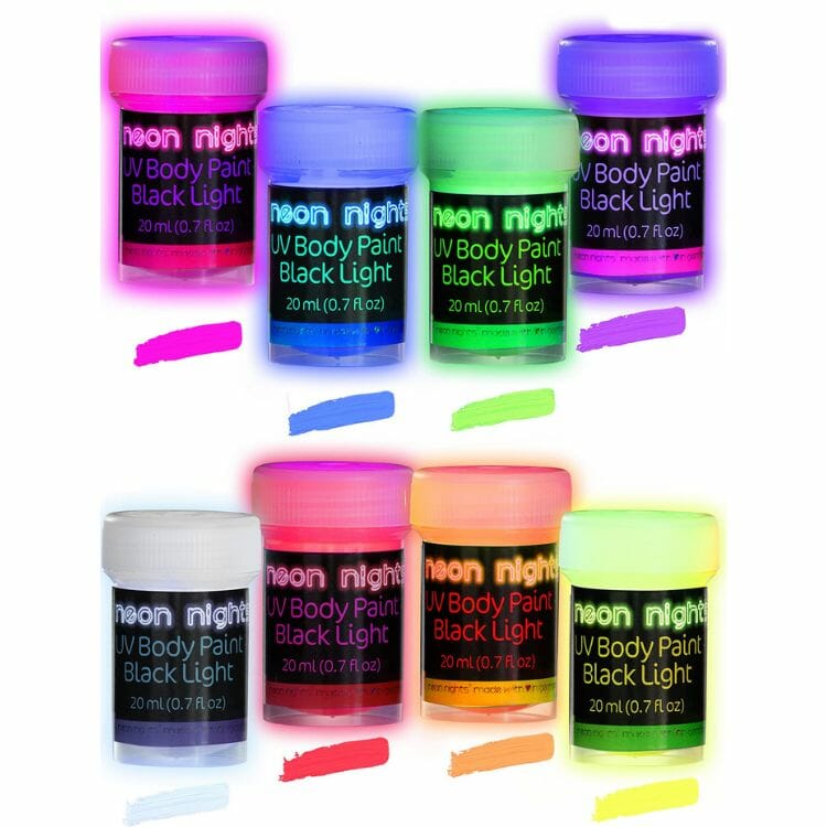 Neon Nights UV Body Paint Set - Best Gay Body Paint