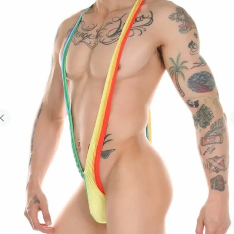 Pride V Sling LGBT Mankini - best male lingerie