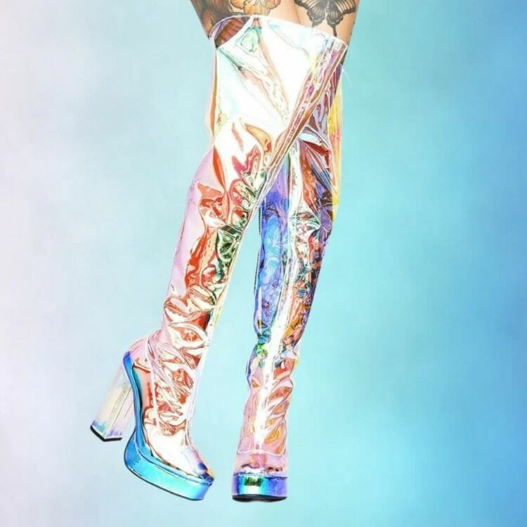 Translucent PVC High Heel Boots - Best Gay boots