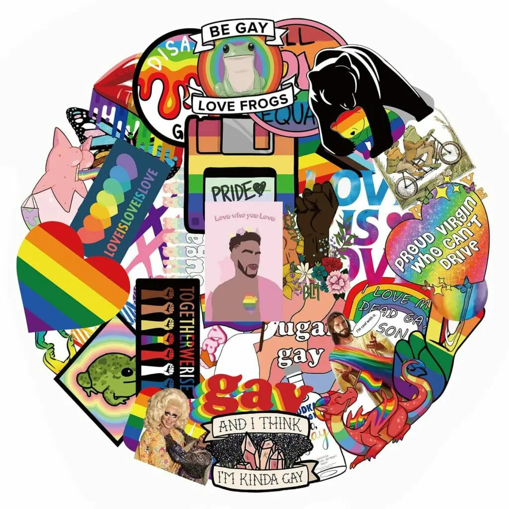 Stand Out And Celebrate: The 24 Best Gay Stickers For Prideful Self-Expression!