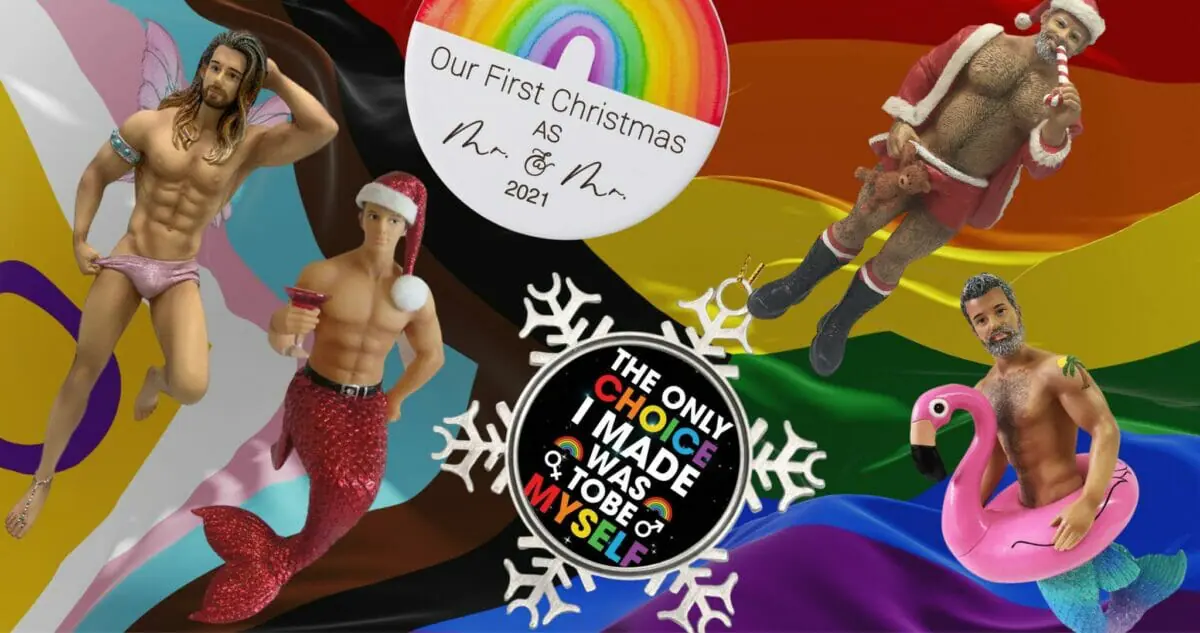 22 Best Gay Christmas Ornaments Deck the Halls with Pride and Style