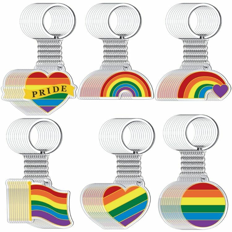 Bucherry Rainbow Keychain