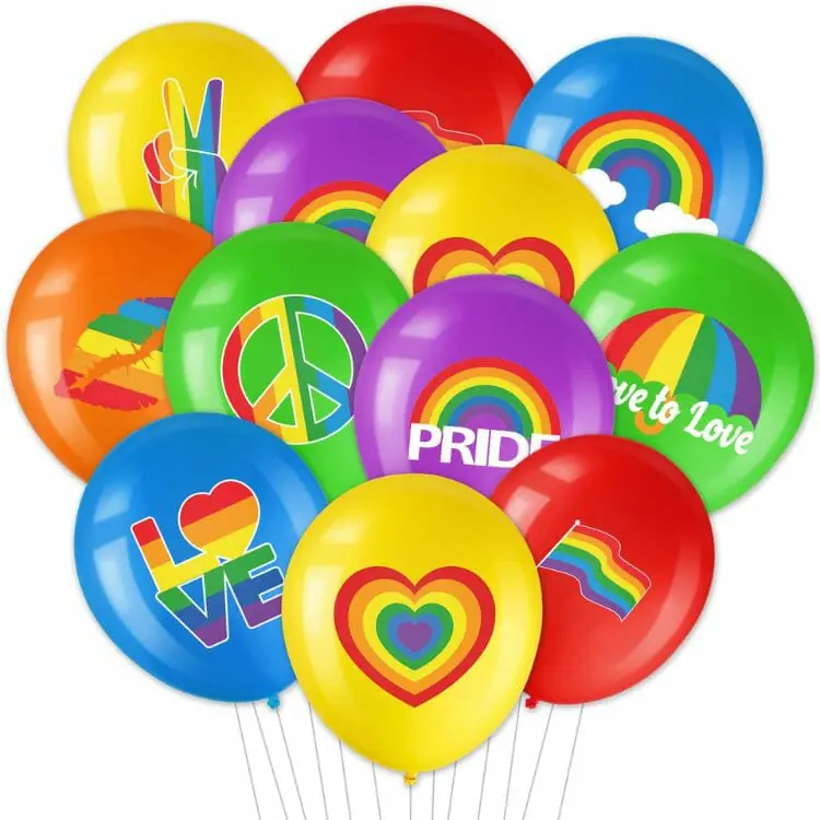 Capoda 36 Pieces Pride Party Balloons