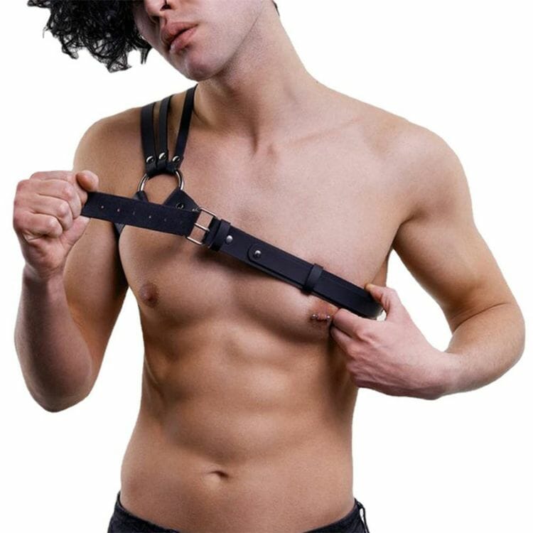 Drahwal Men's Leather Harness