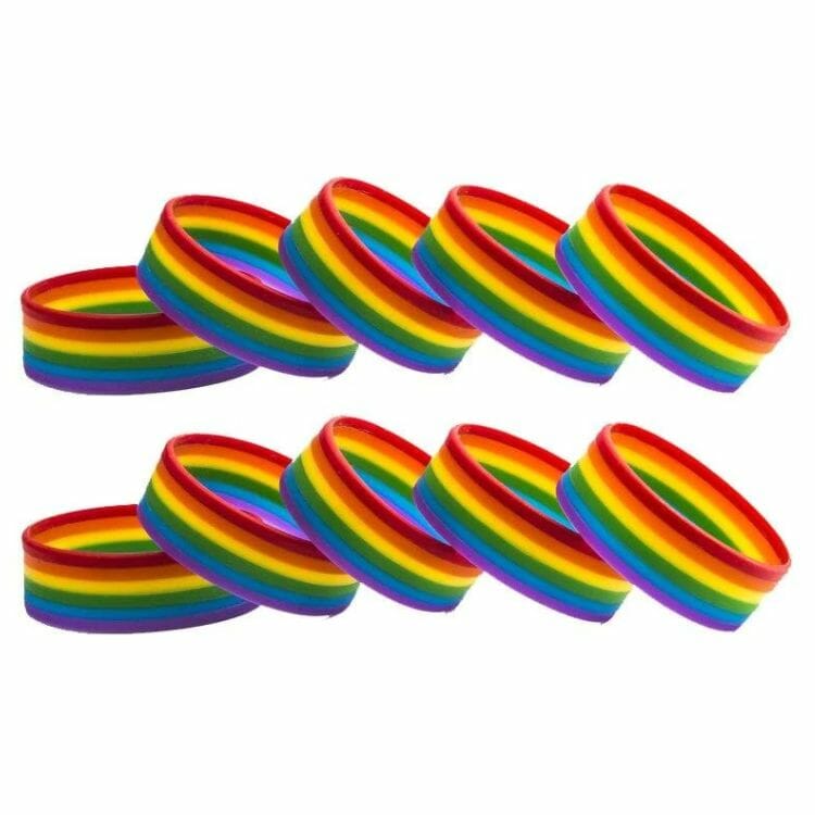 LGBT Pride Rubber Wristband (Set Of 3)