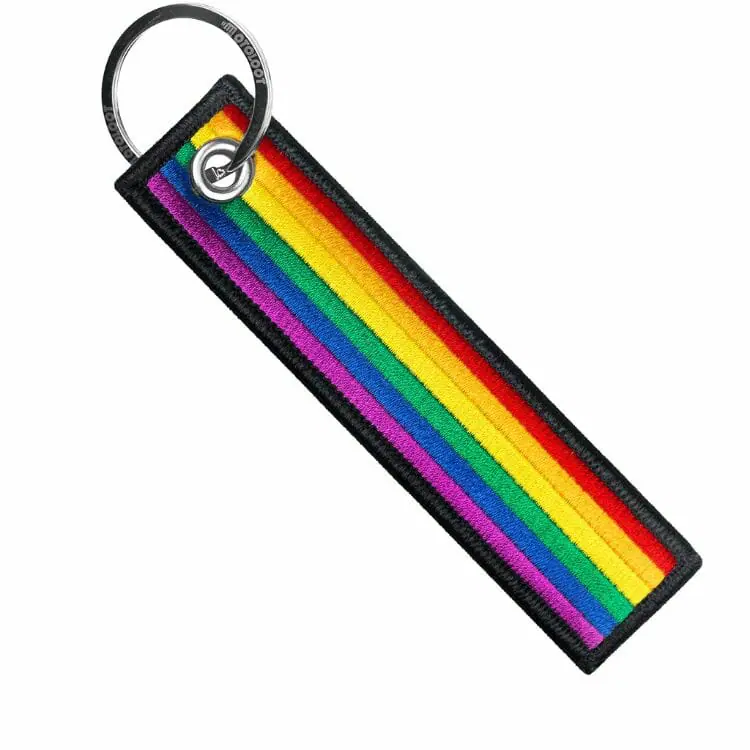 MotoLoot Pride Flag Keychain