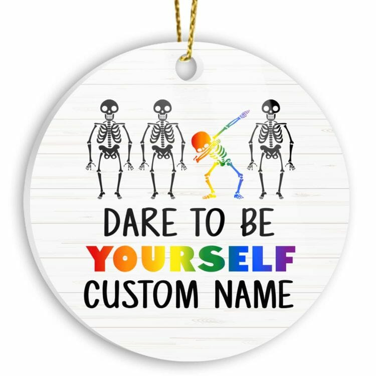 Personalized Hanging Ornament - Best Gay Christmas Ornaments