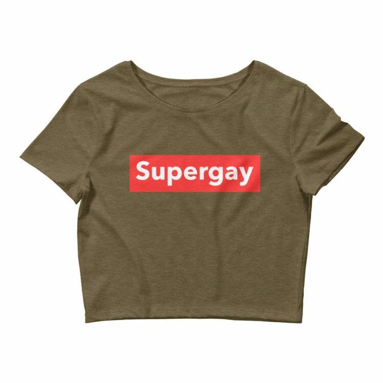 Supergay Crop Top