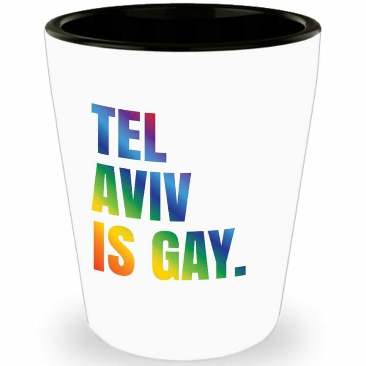 Tel Aviv Gay Pride Shot Glass