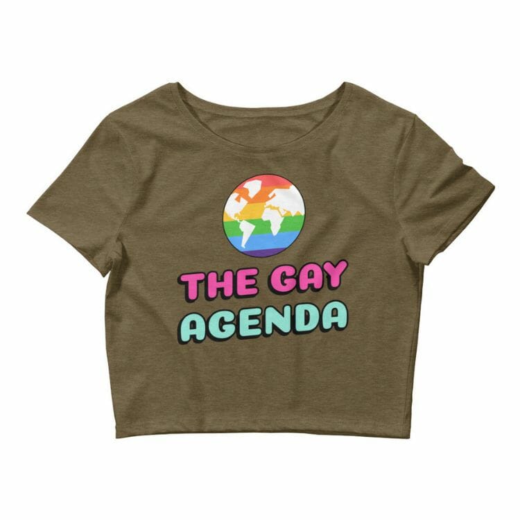 The Gay Agenda Crop Top