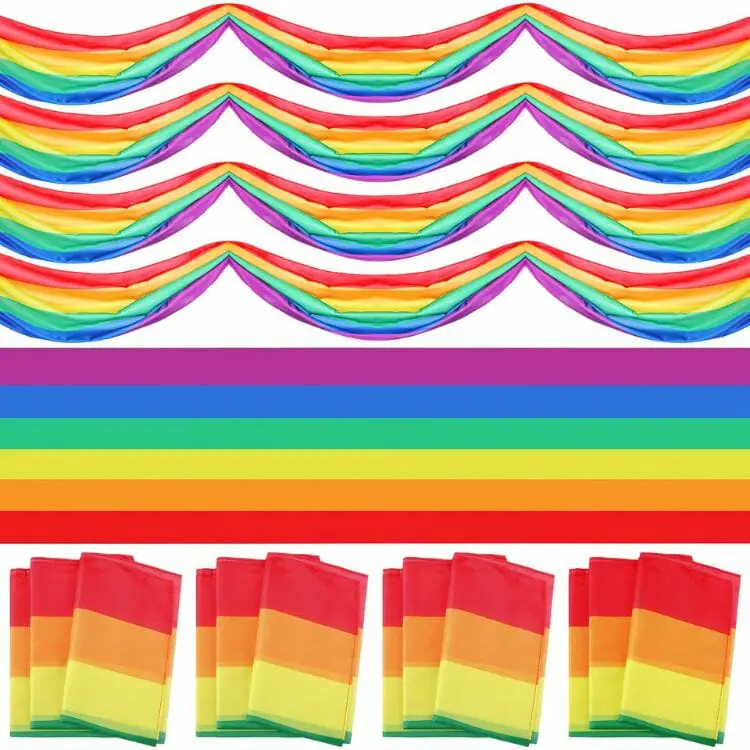 Tudomro Large Rainbow Gay Pride Banners