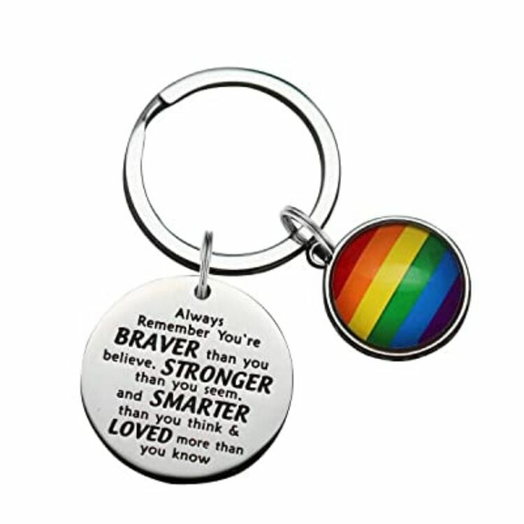 VALAFO Keychain Gifts Pride Gay Keychain
