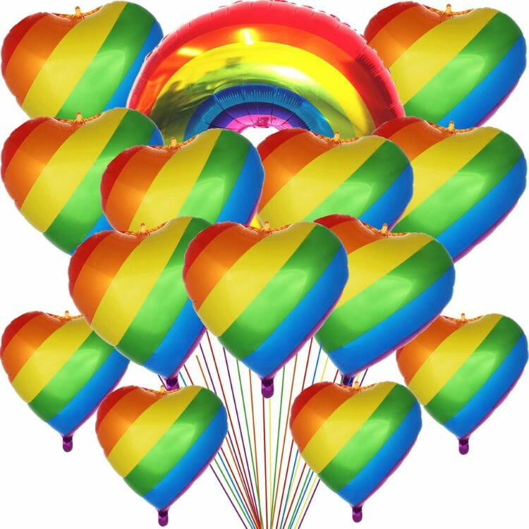 Gay Pride Foil Balloons