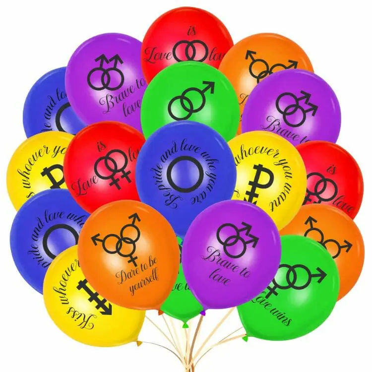 LGBT Pride Rainbow Balloons