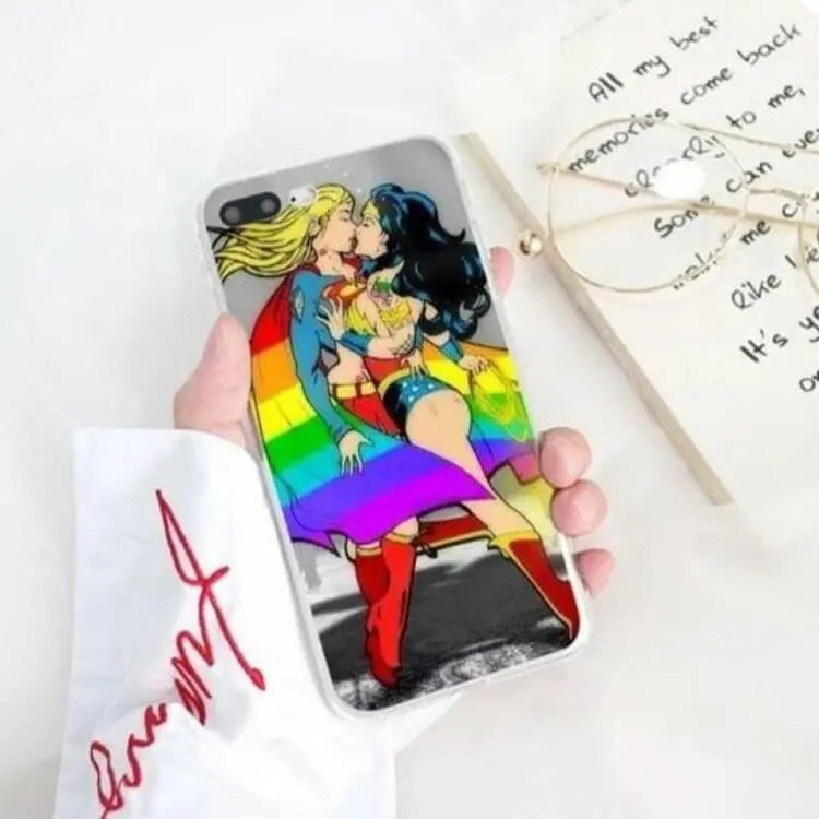 Lesbian Superheroes iPhone Case