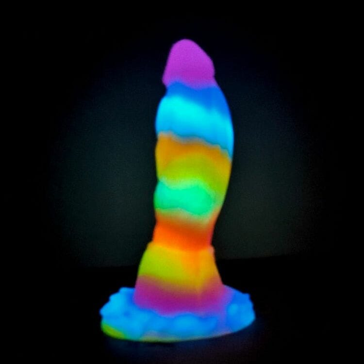 Luminous Glow In The Dark Dragon Dildo With Suction Cup