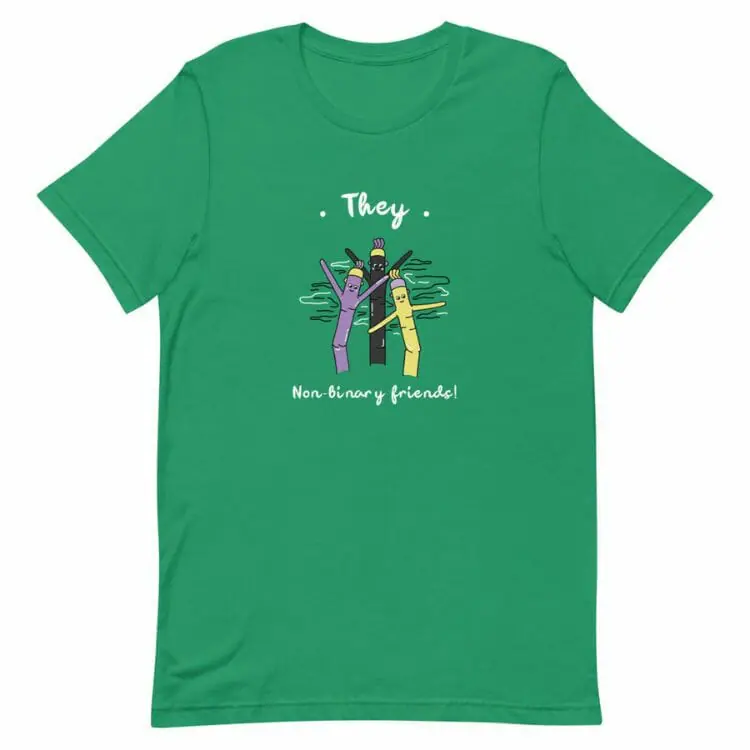 They Non-Binary Friends T-Shirt