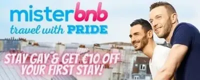 MisterBNB LGBT Airbnb - Gay Airbnb Sign Up Credit
