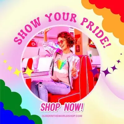 Shop LGBTQ+ Pride Designs @ Queerintheworldshop.com