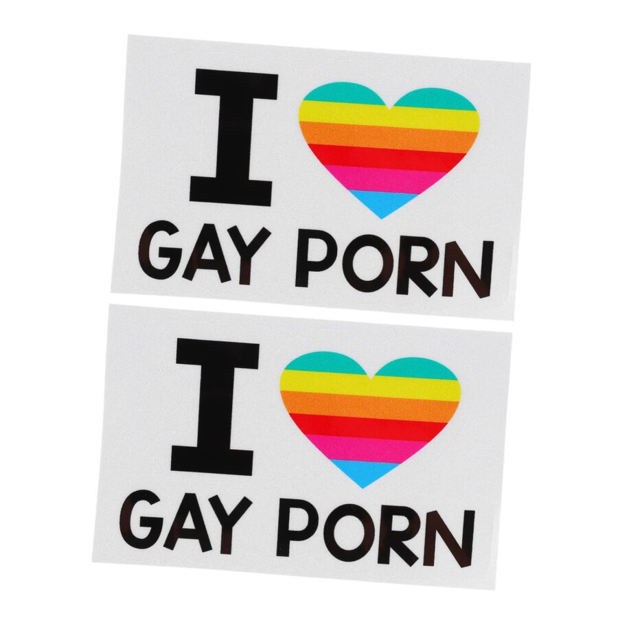 VICASKY I Love Gay Stickers