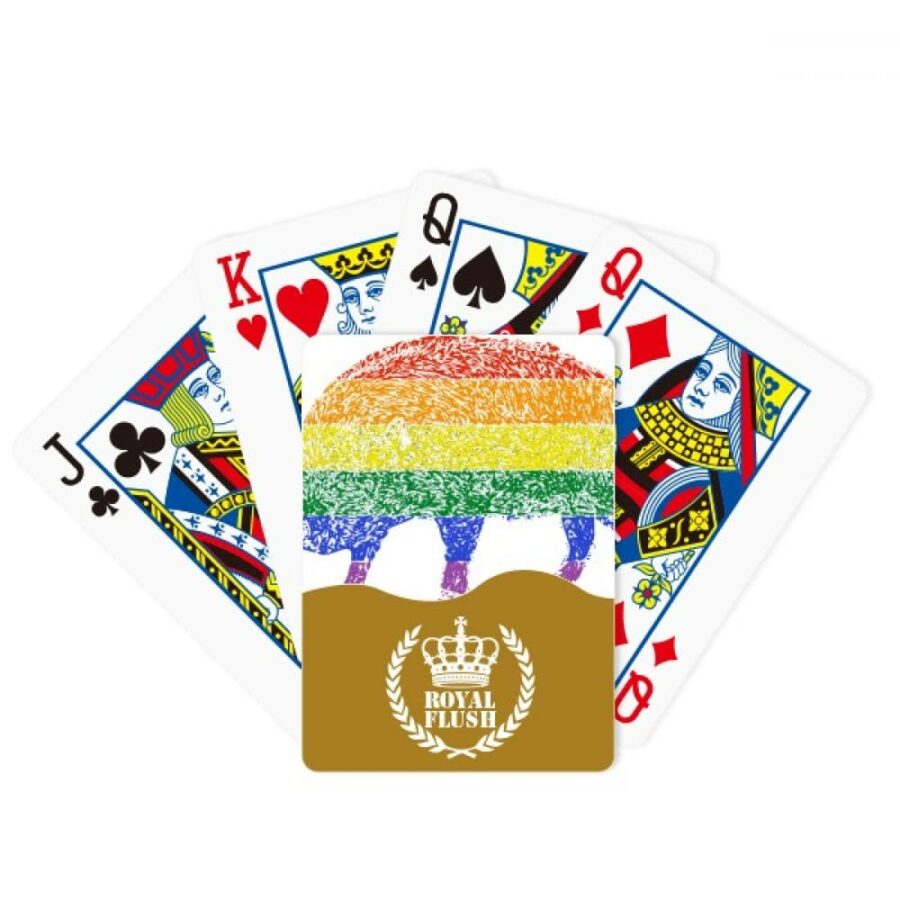 Rainbow LGBT Royal Poker Playing Card Game