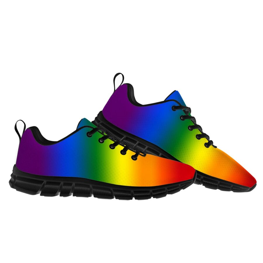 ZOENAE LGBT Rainbow Sneakers