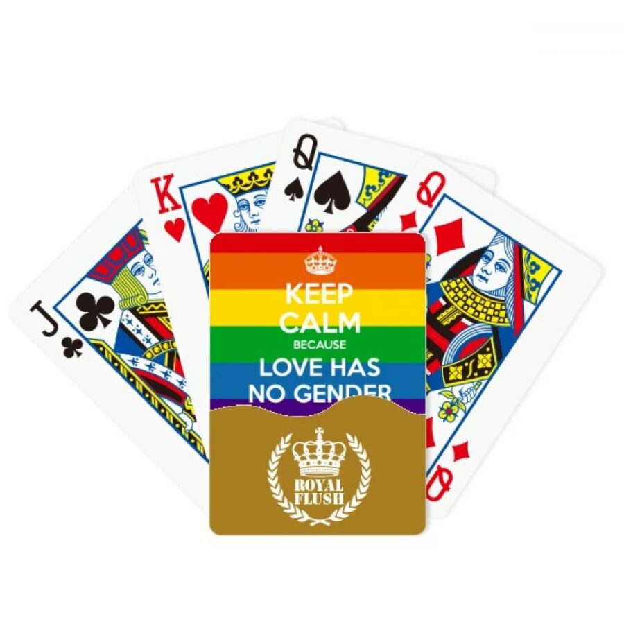 Deco Fashion Royal Flush Poker Playing Card Game