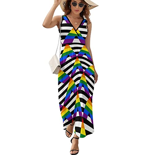 Bsauie fsmuenry LGBT Sleeveless Dress