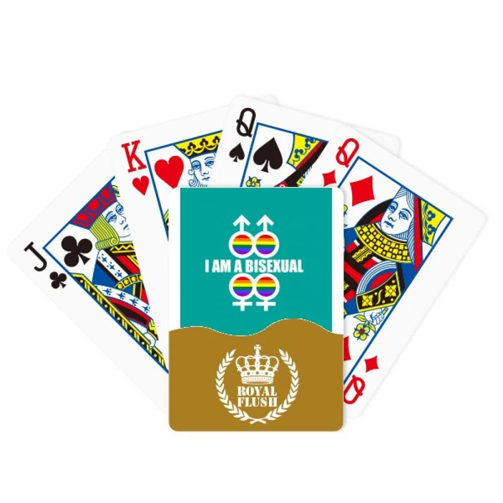 LGBT Deco Fashion Royal Flush Playing Card Game