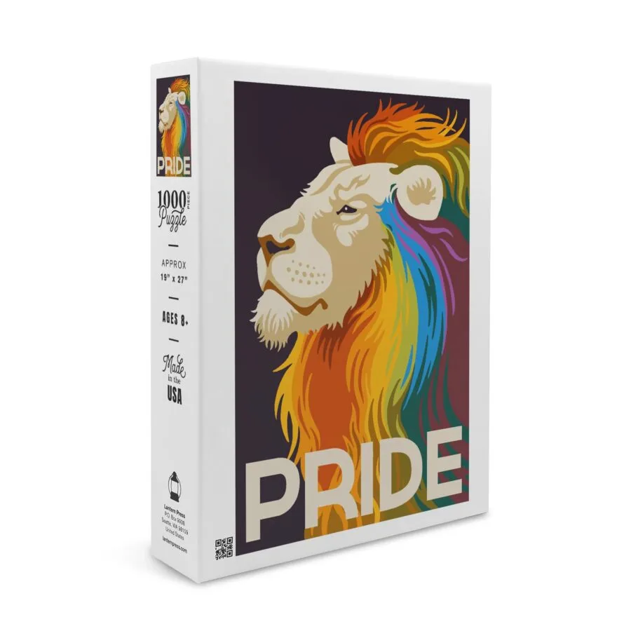 Lantern Press Gay Pride Lion Puzzle