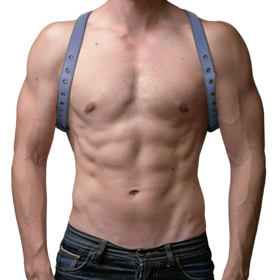 ZAWIAR Men's Leather Body Chest Harness