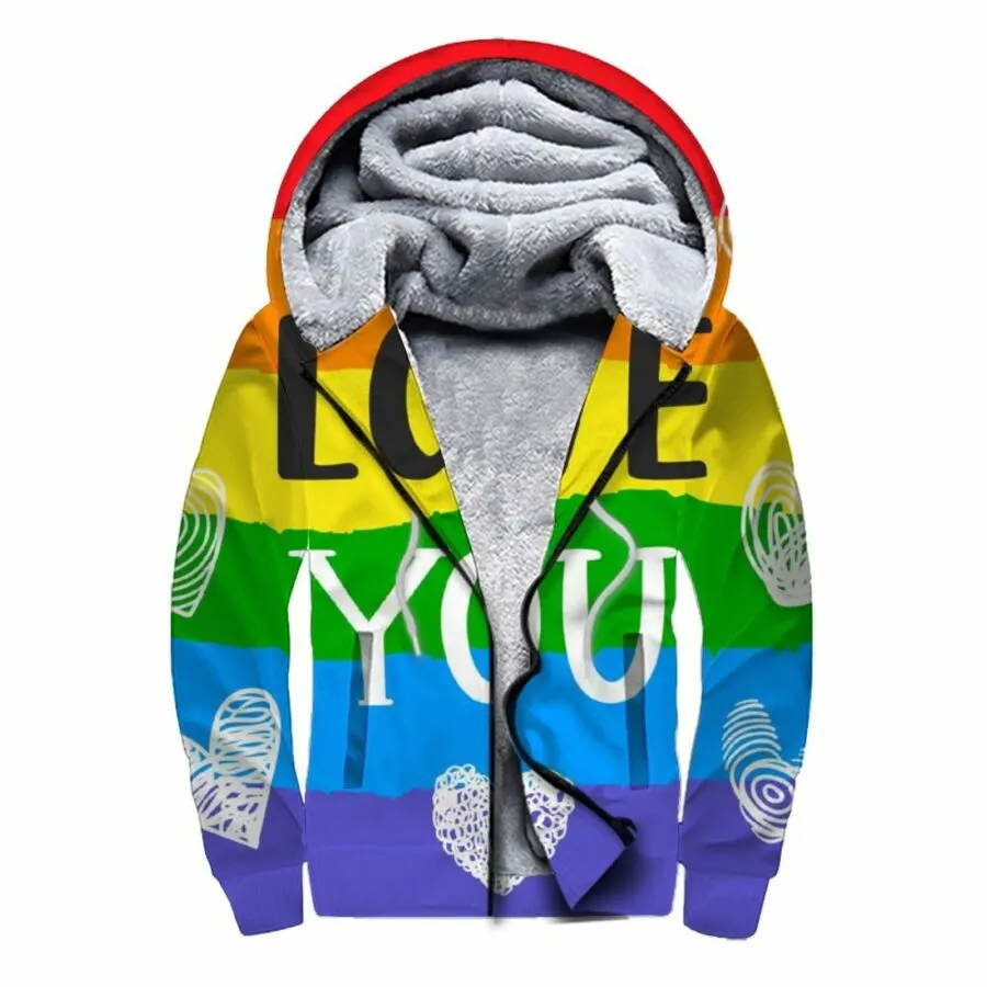 QSMX Men's Graphic Fleece Hoodie