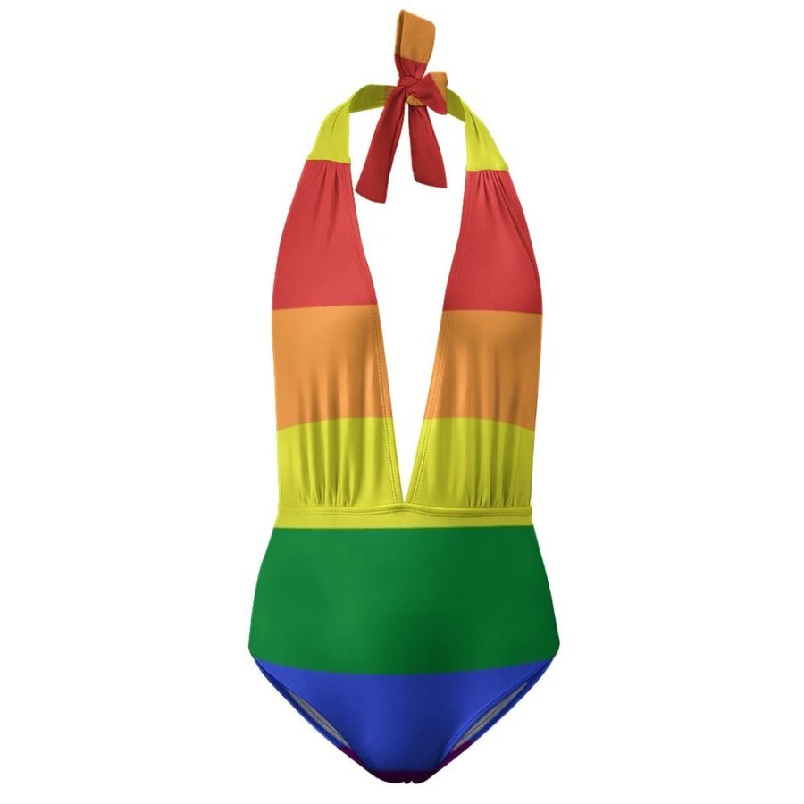 AMRANDOM LGBT Pride Rainbow Swimsuit
