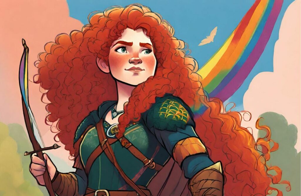 Merida from Brave - LGBTQ Disney Characters