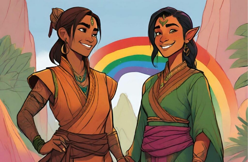 Raya and Namaari from Raya and the Last Dragon - LGBTQ Disney Characters